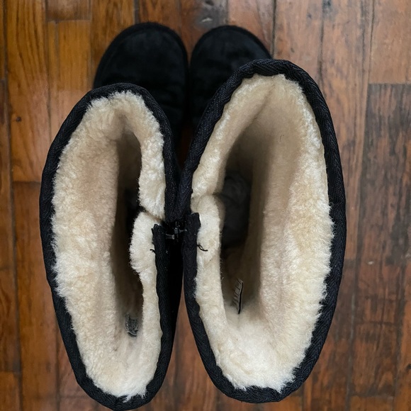UGG 5195 Cargo II Black MidCalf Shearling Lined Pocket Boots Sz9 Used see photos - Picture 11 of 16